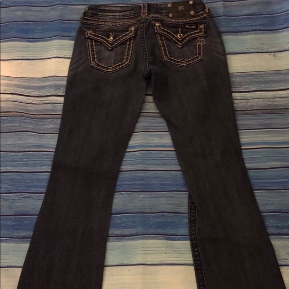 Miss Me Mid Rise L, boot cut, Thick Stitch 28x29